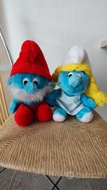 Pupazzi Puffi e orso bianco 