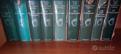 STORIA DELLA LETTERATURA ITALIANA 