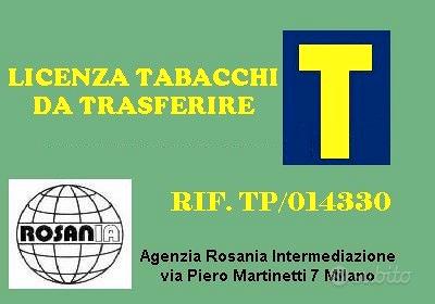 Licenze tabacchi da trasferire (rif. tp/014330)