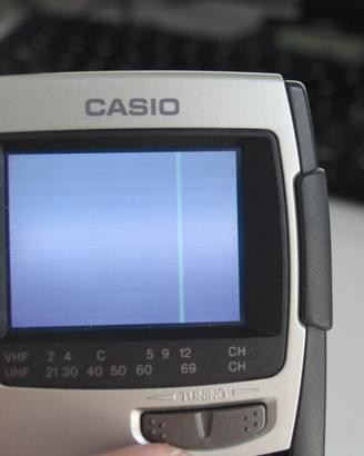 Vintage Televisore portatile UHF VHF Casio Tv 880 