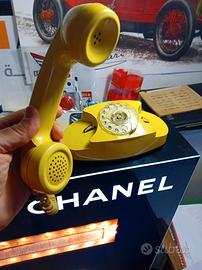 telefono storico giallo sip