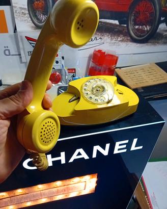 telefono storico giallo sip