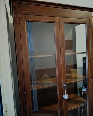 Vetrina in legno 