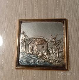 quadro in argento 925