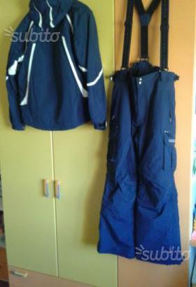 Tuta sci Sergio Tacchini blu