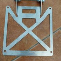 portatarga universale pieghevole VMracing