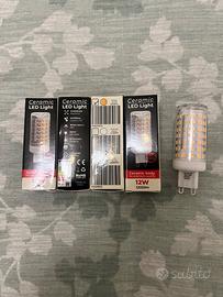 N.5 lampadine led G9 bianco caldo