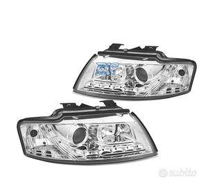 FARI PER AUDI A4 B6 CABRIO 02-06 LUCE DIURNA A LED