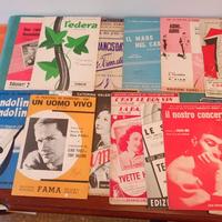 Spartiti musicali anni '50 - '60