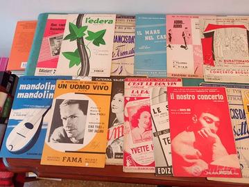Spartiti musicali anni '50 - '60