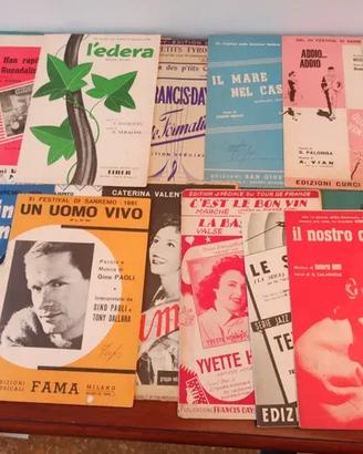 Spartiti musicali anni '50 - '60
