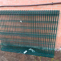 pali e rete a pannelli rigide recinzione esterna