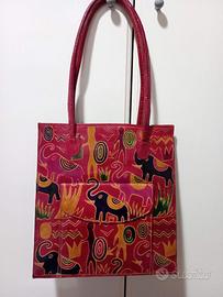 Borsa africana in cuoio