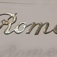 Alfa romeo romeo stemma scritta  logo  d' epoca