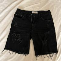 Shorts di jeans neri Bershka – Taglia 36 (EU)