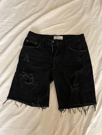 Shorts di jeans neri Bershka – Taglia 36 (EU)