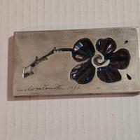 scultura in argento di Contenotte
