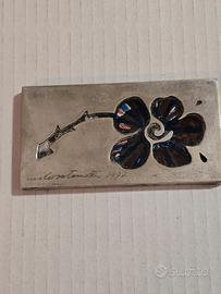 scultura in argento di Contenotte