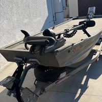 John boat Tracker Topper 1542 pronta pesca