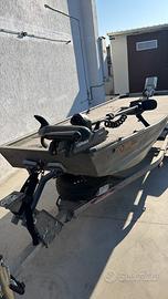 John boat Tracker Topper 1542 pronta pesca