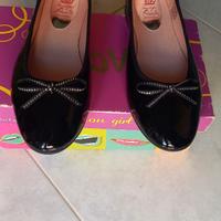 Scarpe donna ballerina vernice nere