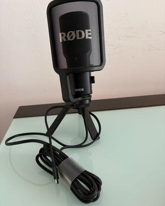 Microfono Rode NT USB-C+ per pc e smartphone