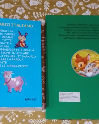 Dizionario+ libro Bamby  Disney 