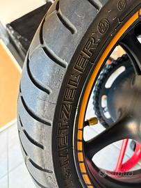 Tremo gomme moto METZELER usate poco