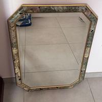 Specchio vintage vetro molato 58x78