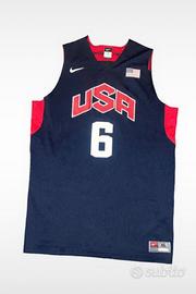Canotta Basket USA Team Nike LeBron James n.6