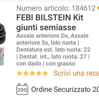 Giunto omocinetico