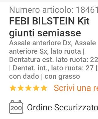 Giunto omocinetico
