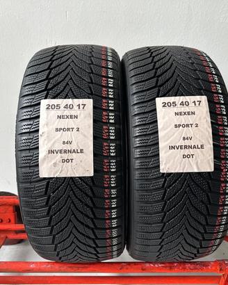 2 gomme 205 40 17 NEXEN INVERNALE