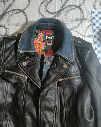 Giubbotto donna in pelle Dolce&Gabbana