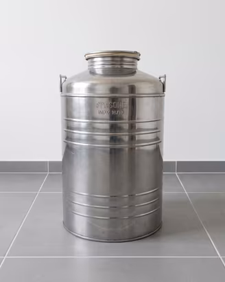 Contenitore ermetico olio acciaio inox Sansone