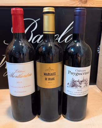 Vino - Lotto 3 Bordeaux 0,75