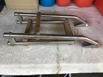 Scaletta pieghevole Teak