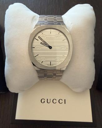 Gucci 25H 38mm acciaio mai indossato