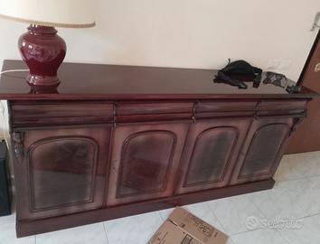 Mobile soggiorno in mogano