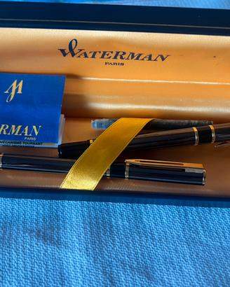 2 penne Waterman Paris stilografica e a sfera