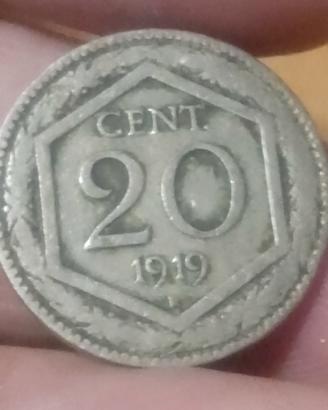 moneta da 20! centesimi del 1919