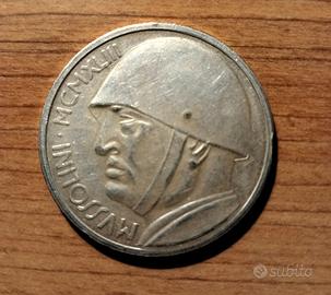 moneta  mussolini 20 lire