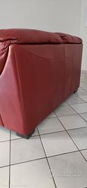 Divano letto 2 posti in pelle Natuzzi