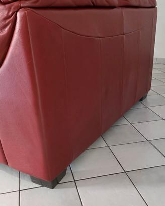 Divano letto 2 posti in pelle Natuzzi
