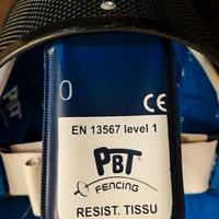 Maschera scherma spada PBT, tagliaS.