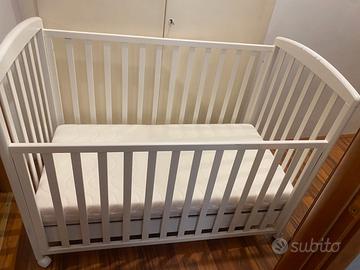 Lettino neonato + materasso Prenatal ( Giordani)