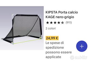 2 Porte calcio Kipsta + borsone in omaggio
