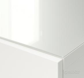 Piano copertura vetro besta Ikea 