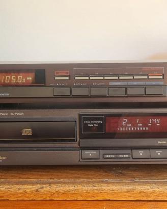 Lettore Cd Technics SL-P202A e Sherwood td 5110b