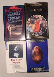 Libri vari: Maupassant, Lawrence, Jamison, Magheri